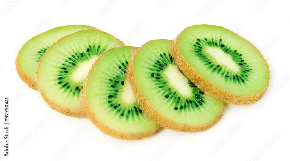 Fototapeta premium Kiwi fruit slice.