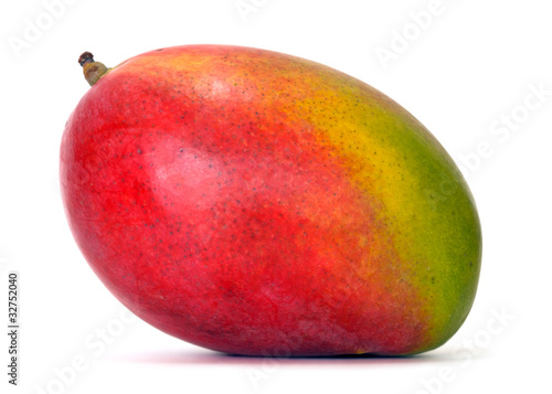 mango over white background