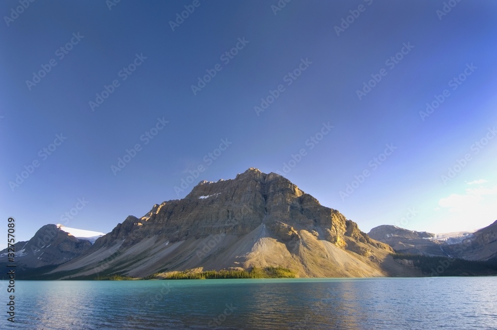 mountains,glaciers&bow lake,betweenBanff&Jasper, Alberta, Canada