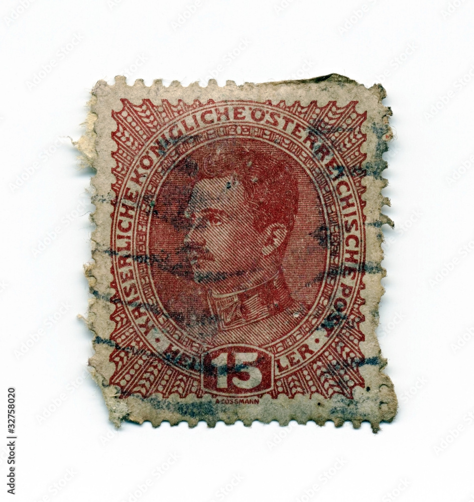 1916 Kaiserliche Konigliche Osterreichische Post 15 Heller Stamp Photos