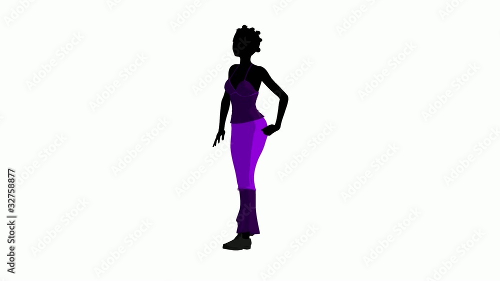 African American Teen Urban Female Dancing African American Teen Urban Female Dancing