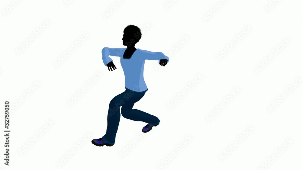 African American Teen Urban Male Dancing African American Teen Urban Male Dancing