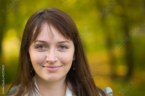 portrait of   ordinary girl