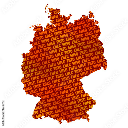 landkarte deutschland ehec I