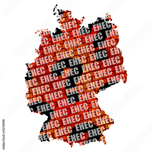 landkarte deutschland ehec II
