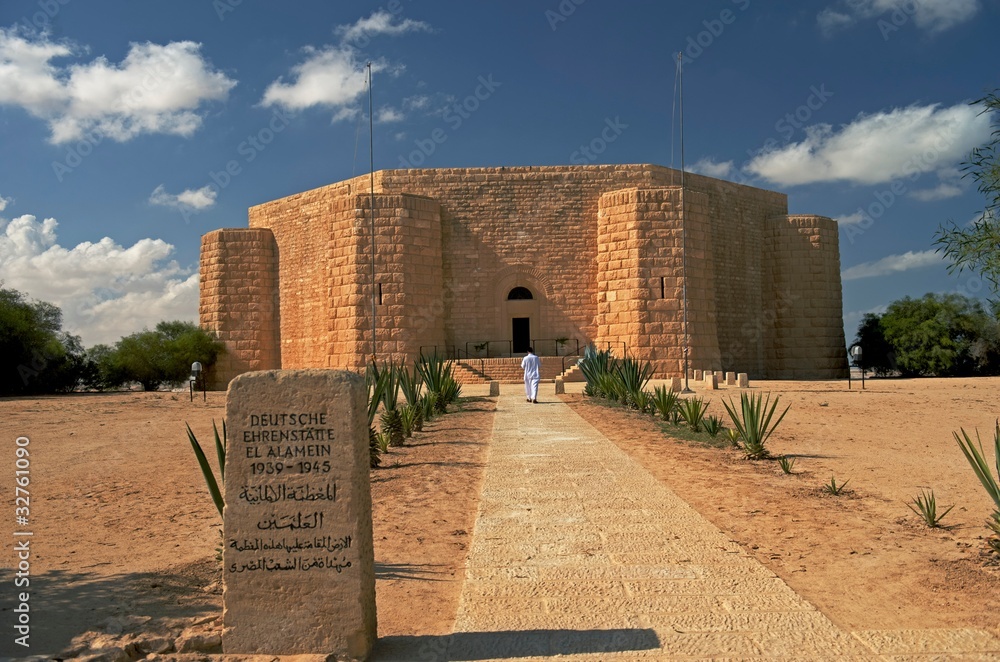 Fototapeta premium The German War cemetery at El Alamein i