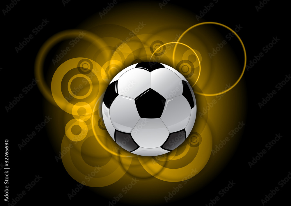 Naklejka premium soccer ball