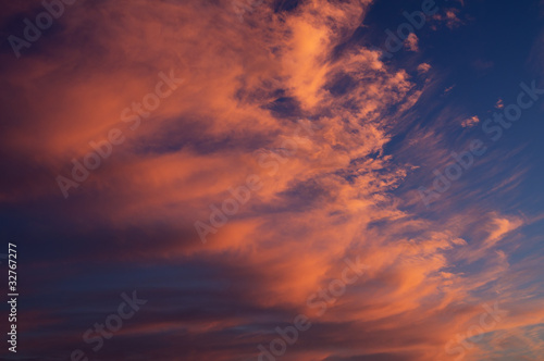 Sunset clouds © Michael Vorobiev