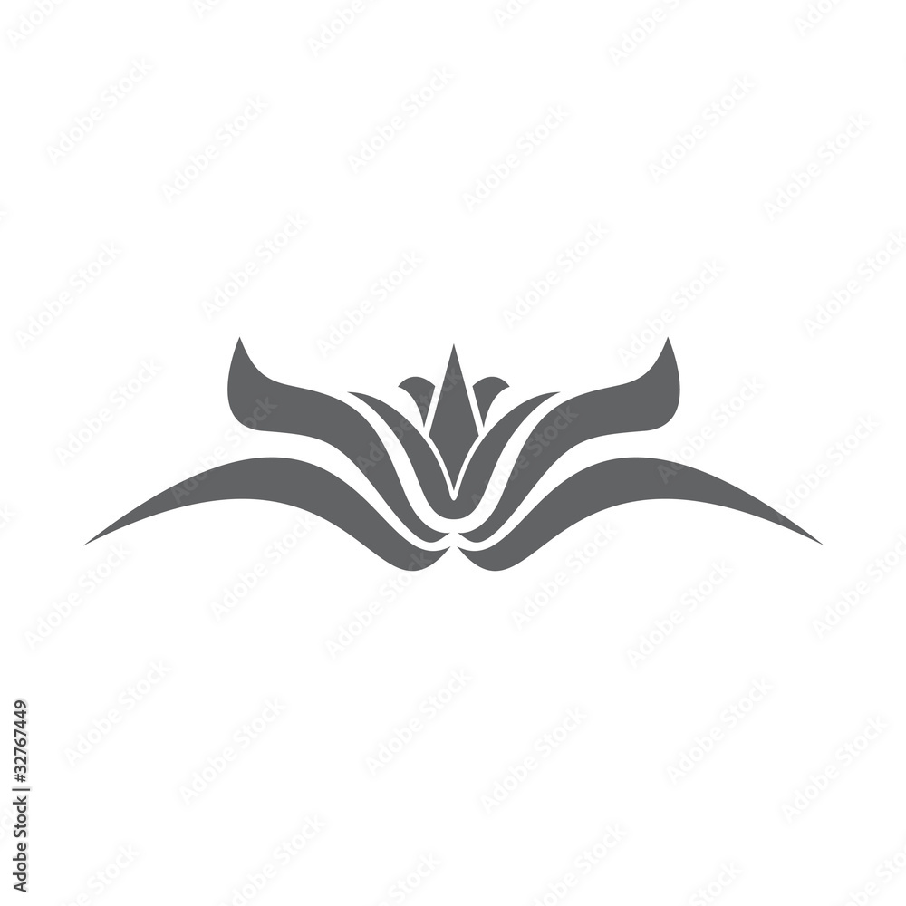 Obraz premium logo vector plant