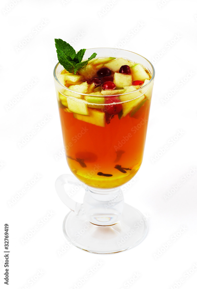 Tea with apple and cranberries Tea with apple and cranberries