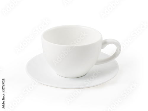 teacup on the saucer