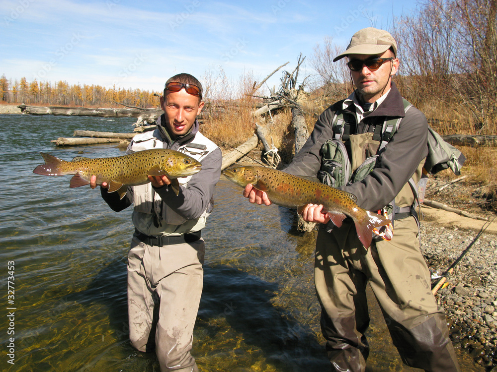 Naklejka premium Fishing