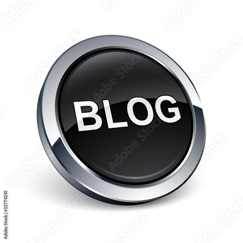 icône bouton internet blog