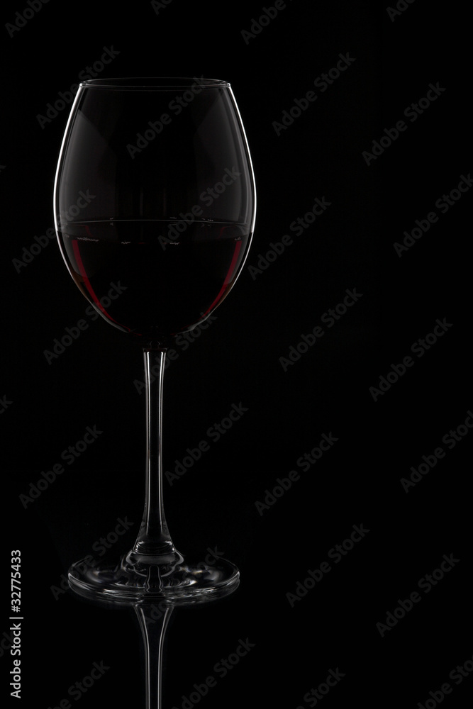 Wine glass & bottle Wine glass & bottle