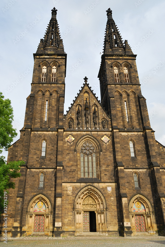 Prague.  St.Peter and Paul in  Vysehrad