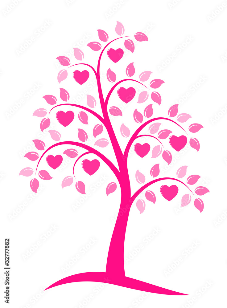 Fototapeta premium heart tree