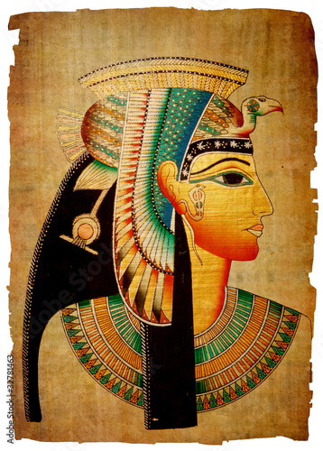 Fotografia Papyrus. Old natural paper from Egypt