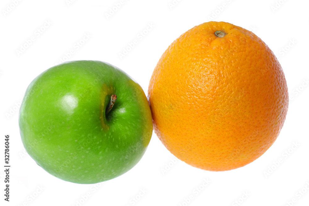 Orange and Green Apple Orange and Green Apple