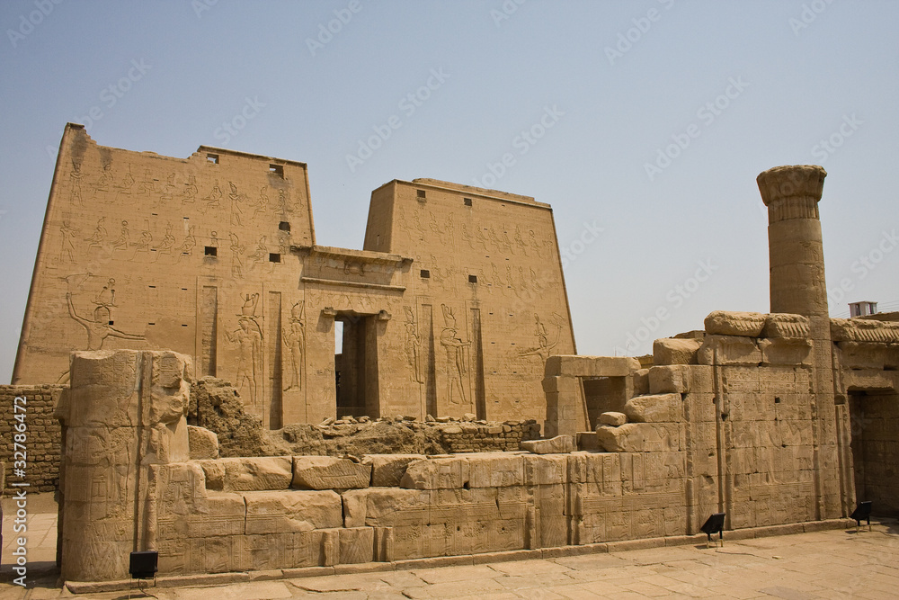 Temple of Edfu in Egypt Temple of Edfu in Egypt