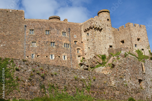 Mont Orgueil Castle in Gorey, Jersey, UK photo