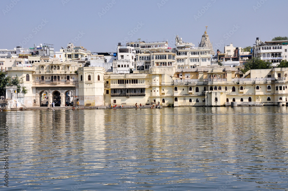 Panoramic view of Udaipur (India)