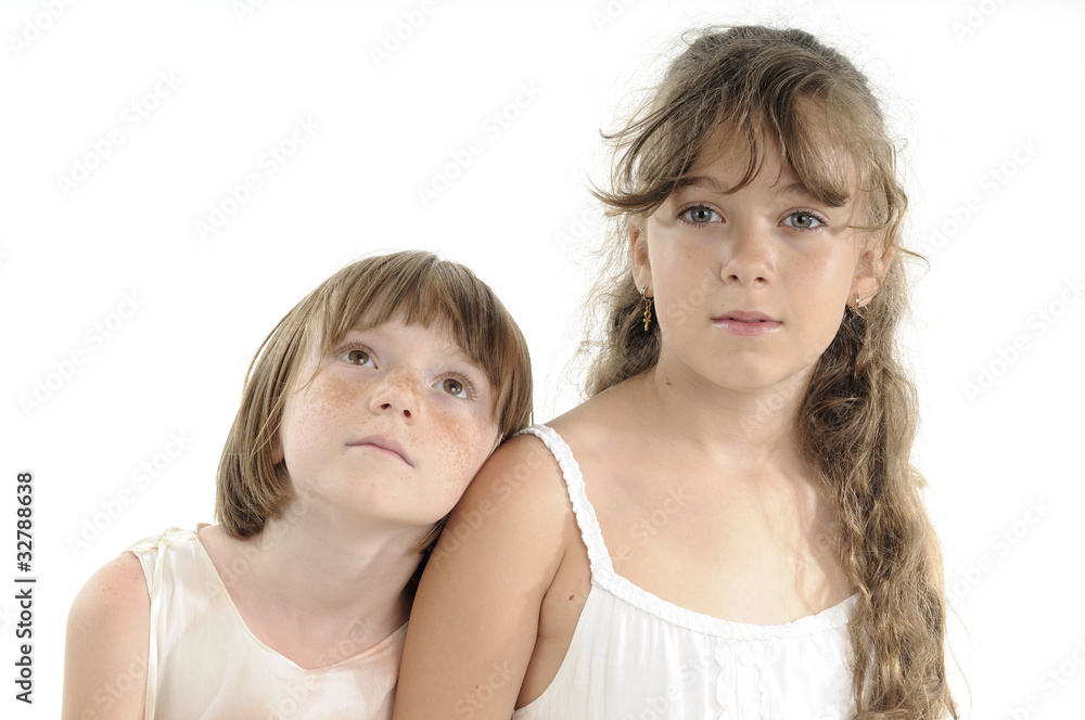 beautiful girl with her sister sharing love beautiful girl with her sister sharing love