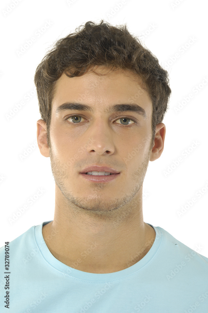Portrait of one man –close up Portrait of one man –close up