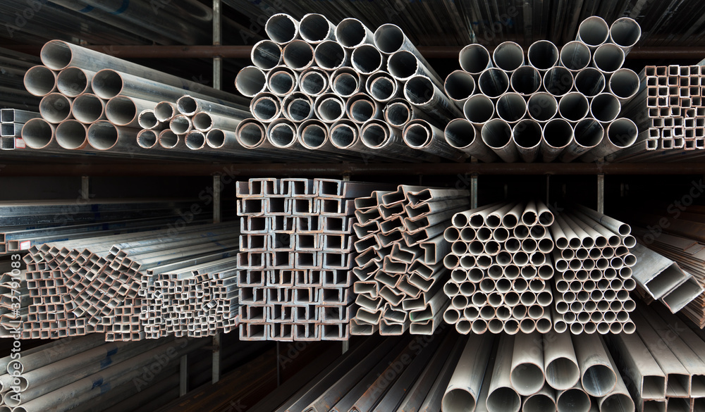 Tablou pe pânză Metal pipe stack