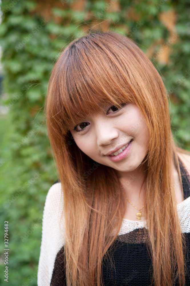 Fototapeta premium Asian girl