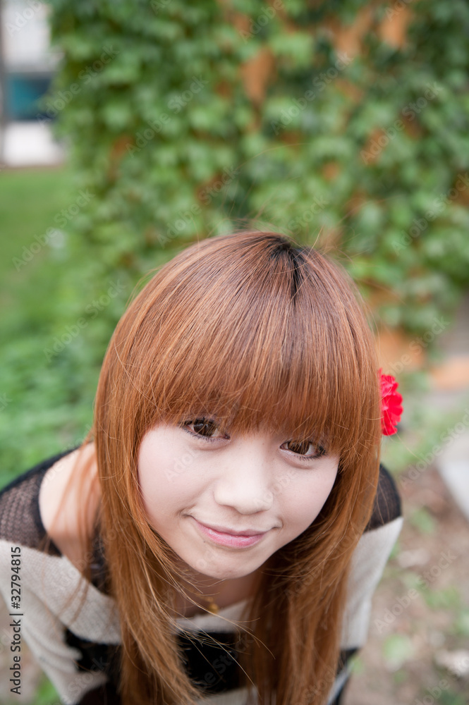 Fototapeta premium Asian girl