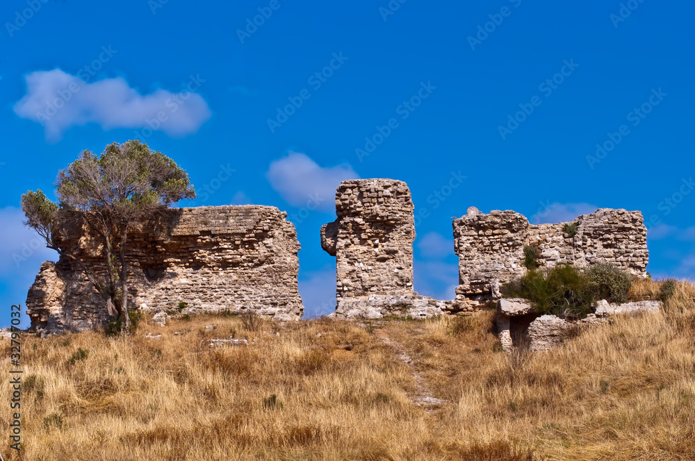 Remnants of the old fortress.