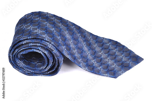 Blue strip tie