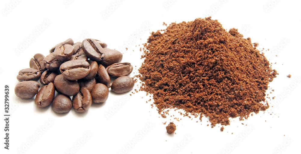 coffee beans and grain coffee beans and grain