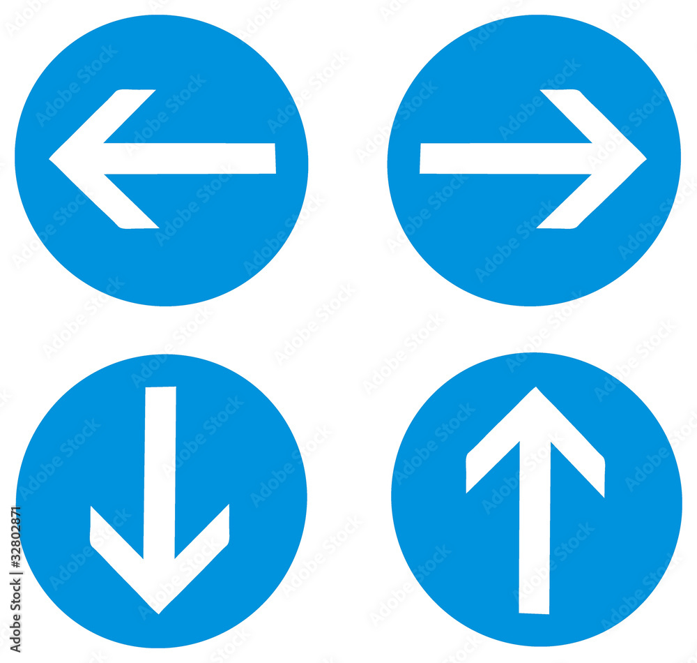 right, left, up and down right, left, up and down