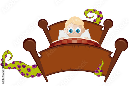 monster cartoon bett