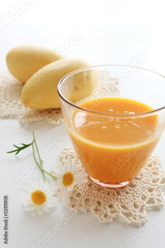 Mango juice with mango