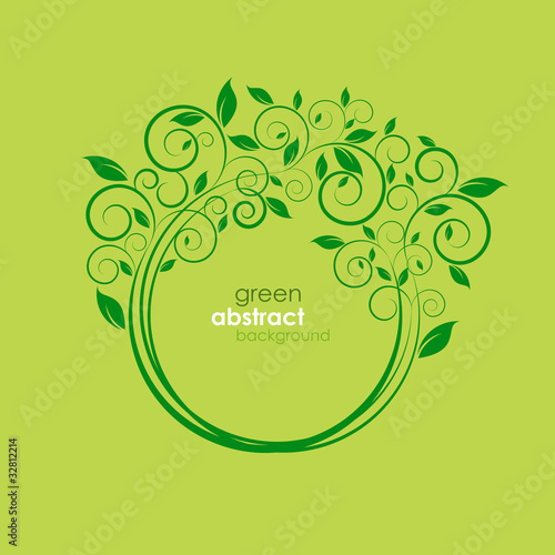 Green generation background # Vector