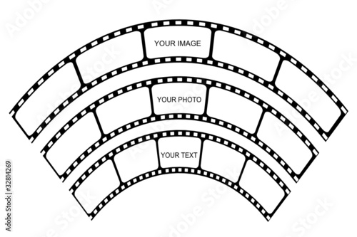 Gebogener Film