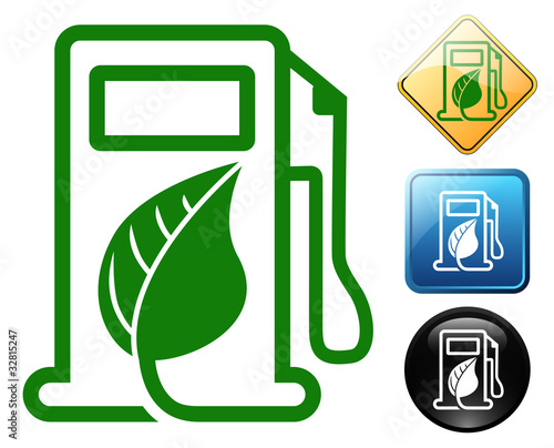 Biodiesel pictogram and signs