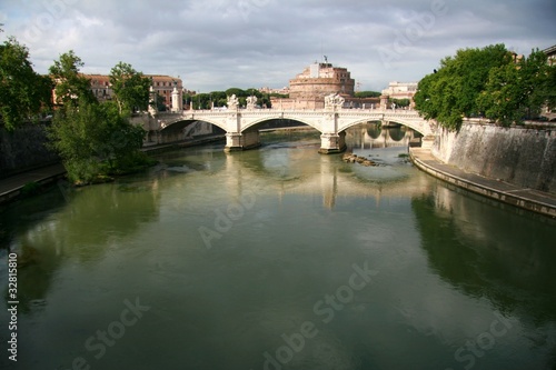 Tiber river in Rome