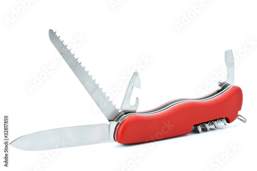 Red multifunctional knife