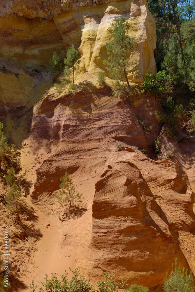 Roussillon, sentier des ocres