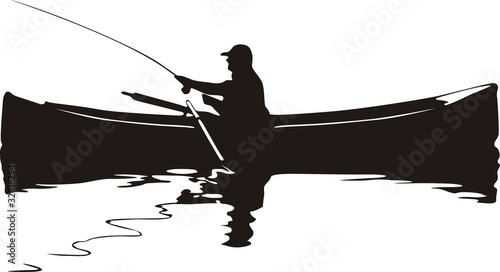 fisherman in a boat
