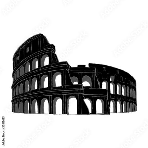 zeichnung colloseum 3