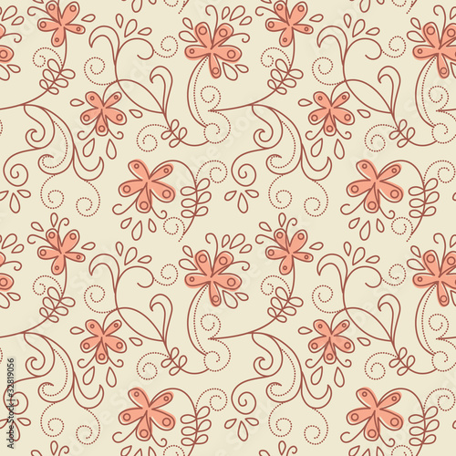 Floral seamless pattern