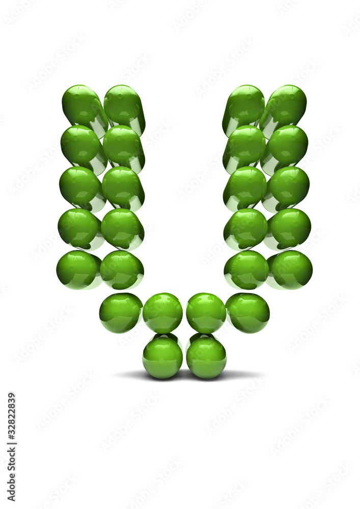 Digital alphabet V Digital alphabet V