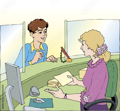 Business conversation in the service sector