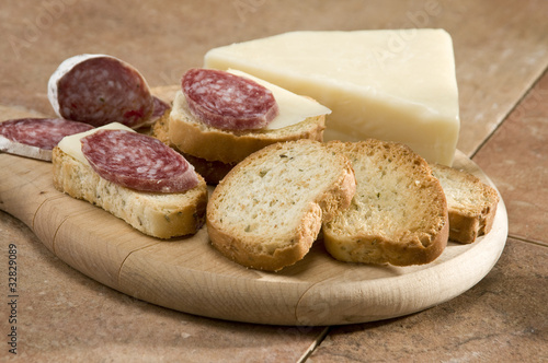 salami and cheese