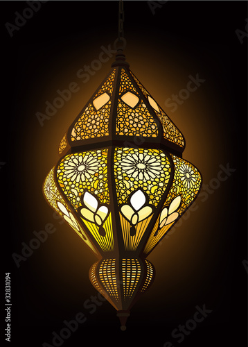 Illustration of stylish Arabic Lantern Ideal for Ramadan concept