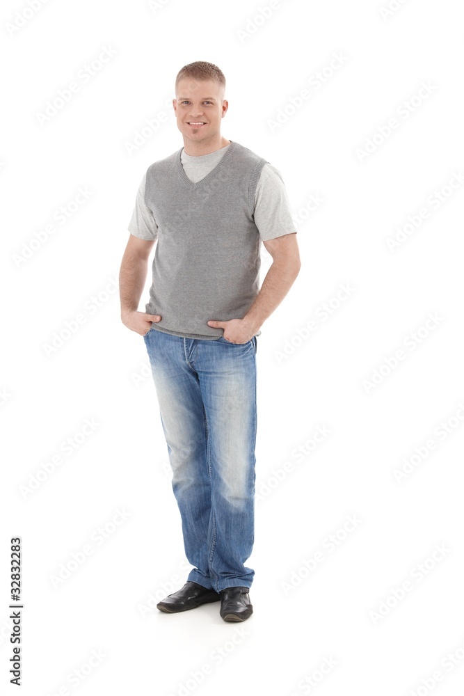 Casual portrait of college student Casual portrait of college student